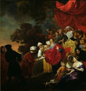 Zerubbabel Showing a Plan of Jerusalem to Cyrus